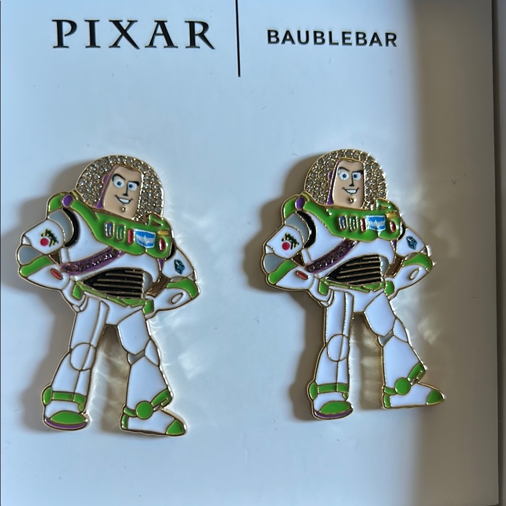 Pixar BaubleBar Buzz Lightyear Earrings NEW IN BOX